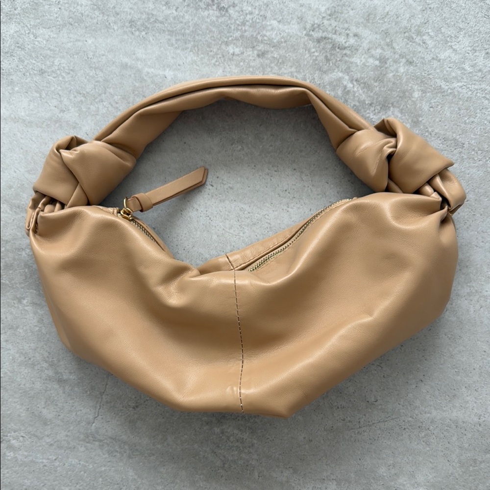 Tan Knotted Women's Bag